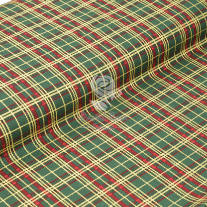 Metallic Tartan Design1 100 % Baumwollstoff pro halben Meter | 140 cm breit
