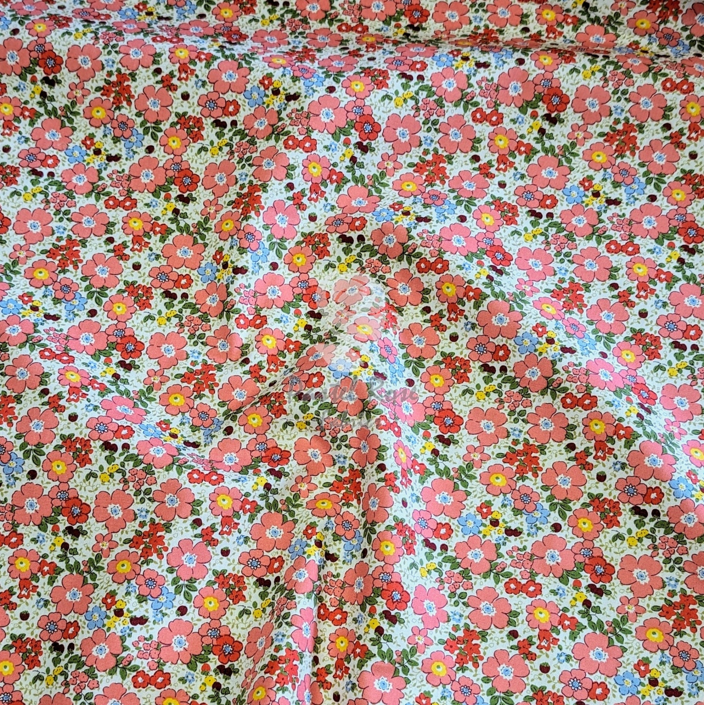 Blossom Floral 100 % Baumwoll-Popeline-Stoff pro halben Meter | 112 cm breit