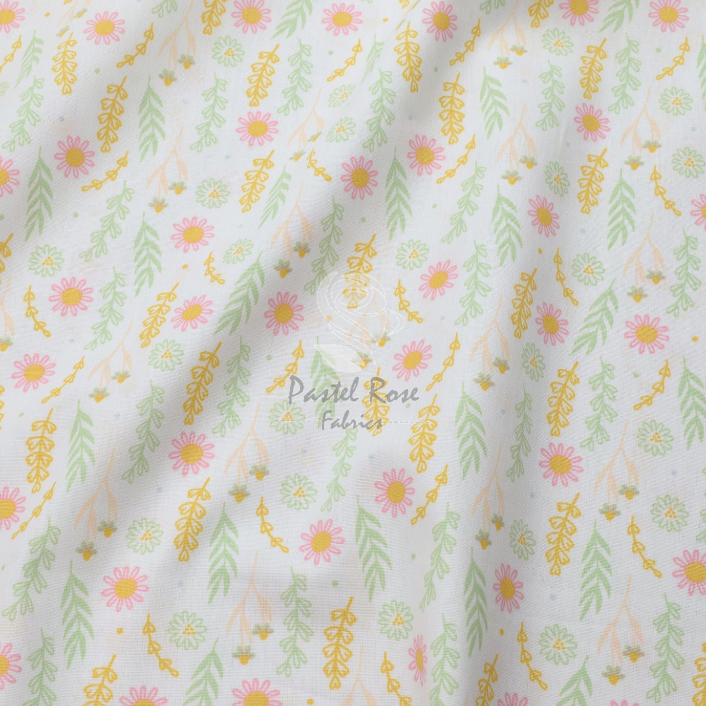 Digital Print Subtle Floral 100% cotton fabric by half metre | 147cm wide