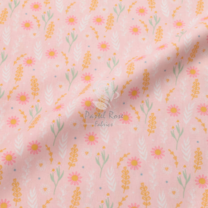 Digital Print Subtle Floral 100% cotton fabric by half metre | 147cm wide