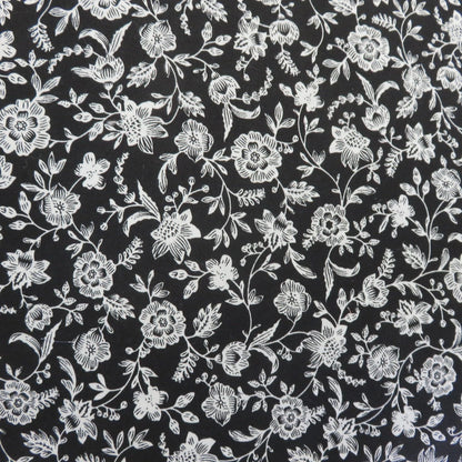 French floral lightweight thin cotton fabric by half metre | 140cm wide