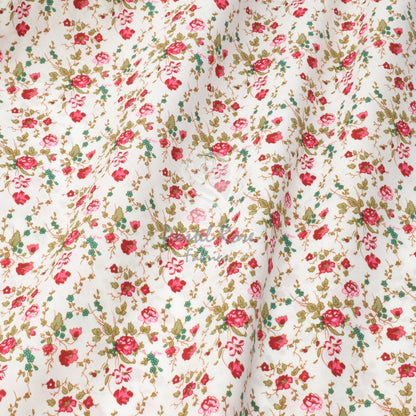 Vintage Rose lightweight thin cotton fabric by half metre | 140cm wide