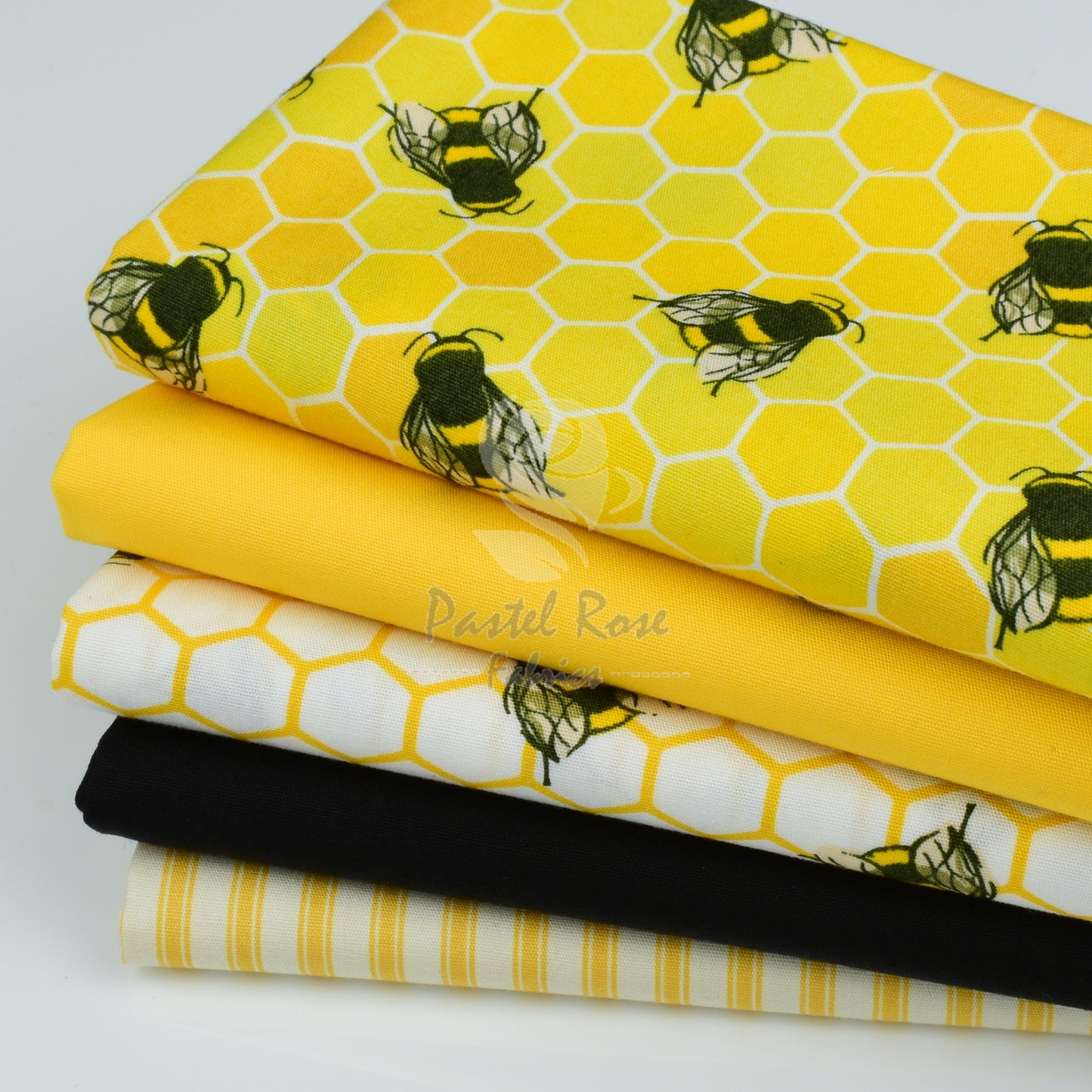 Beehive Honey Fat Quarter Bundle 100% cotton fabric