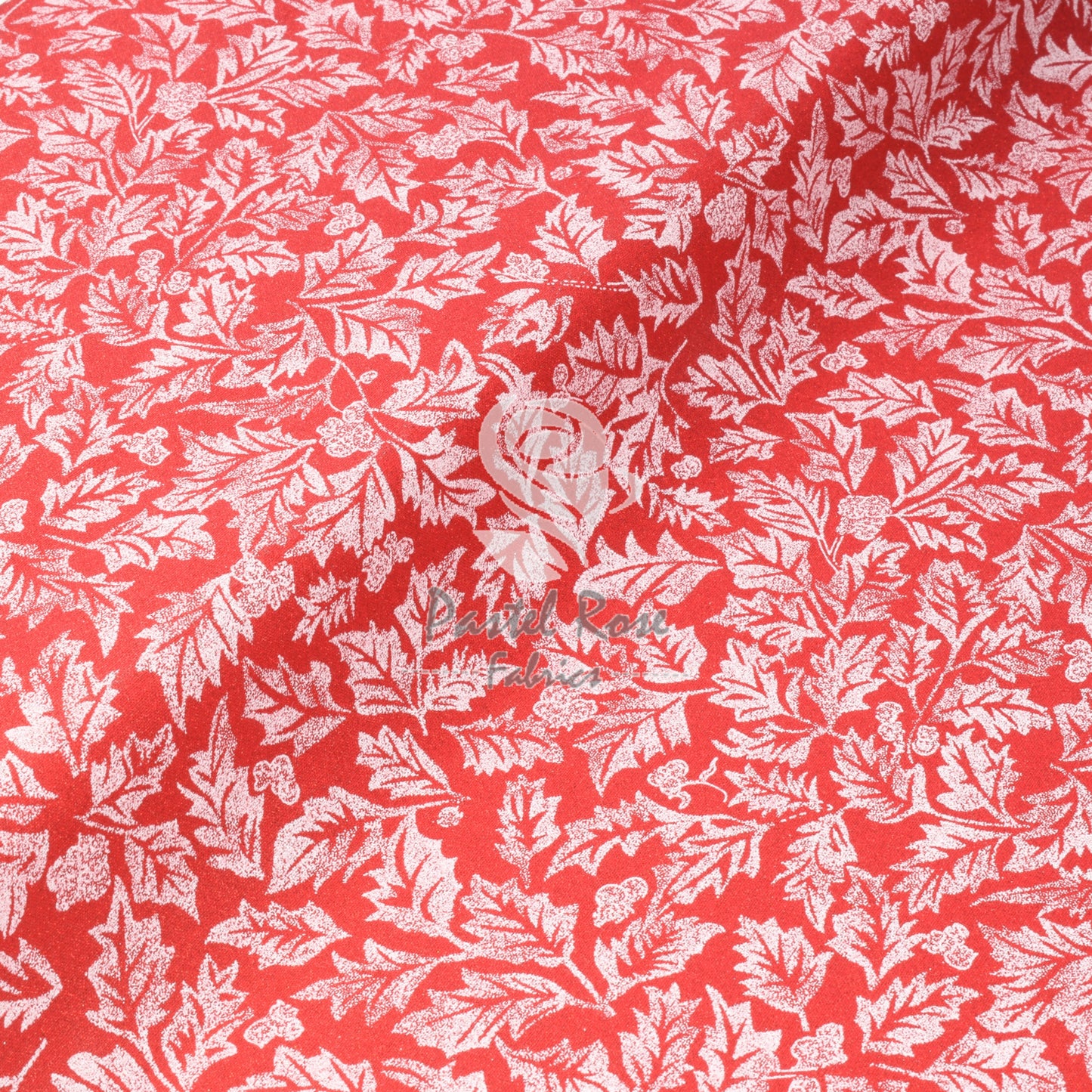 Glitter Leaves 100% cotton fabric by half metre John Louden | 110cm wide