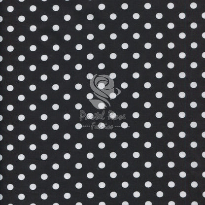 7mm Large Polka dots 100% cotton poplin fabric by half metre | 112cm wide