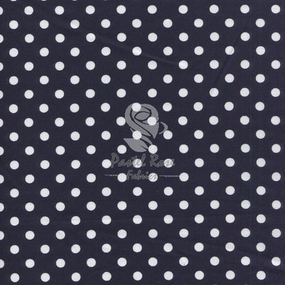 7mm Large Polka dots 100% cotton poplin fabric by half metre | 112cm wide