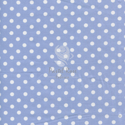 7mm Large Polka dots 100% cotton poplin fabric by half metre | 112cm wide