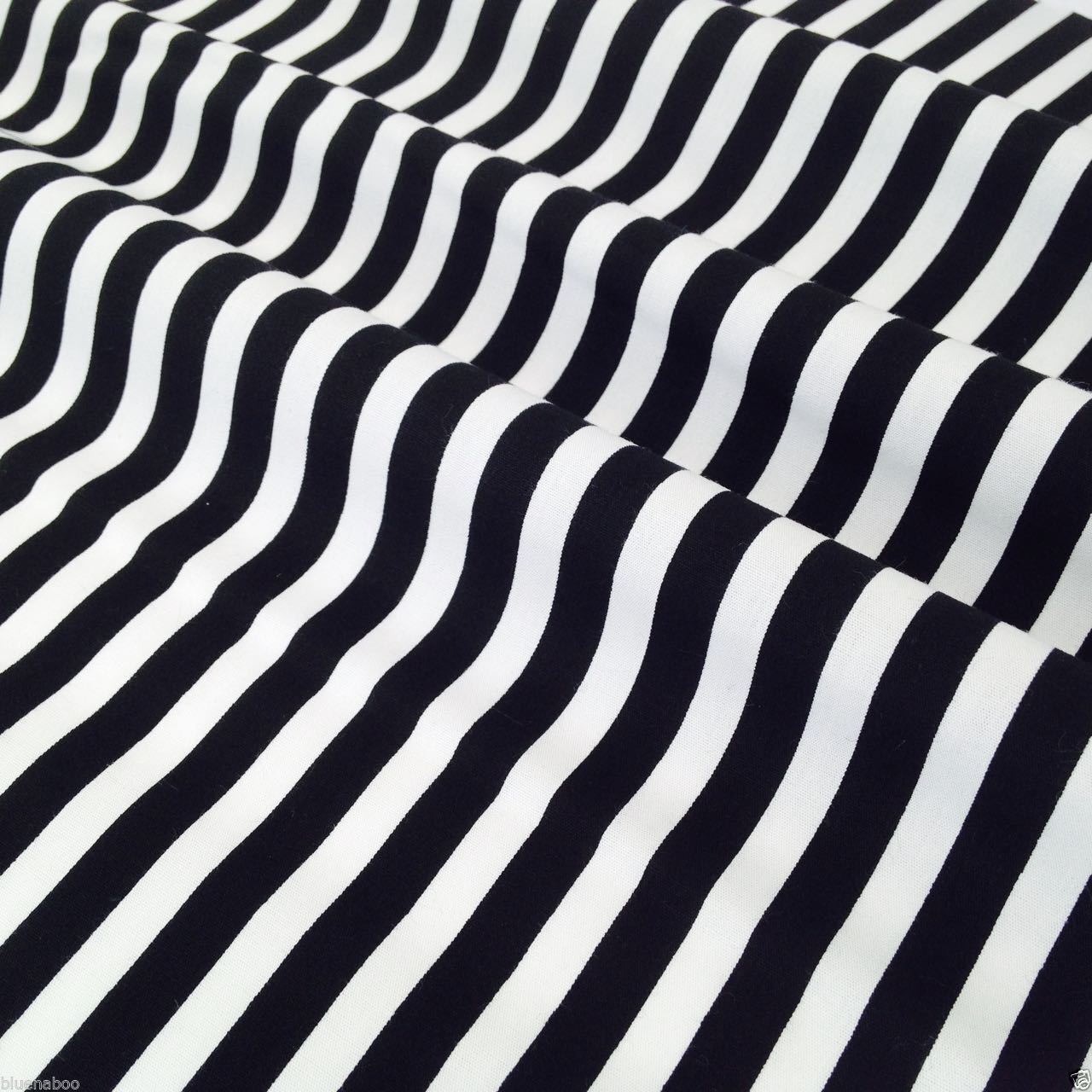 8mm Stripes 100% cotton poplin fabric by half metre | 112cm wide