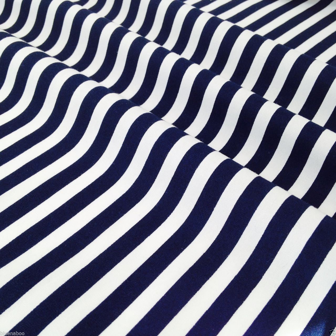 8mm Stripes 100% cotton poplin fabric by half metre | 112cm wide