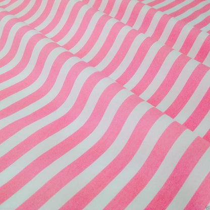 8mm Stripes 100% cotton poplin fabric by half metre | 112cm wide