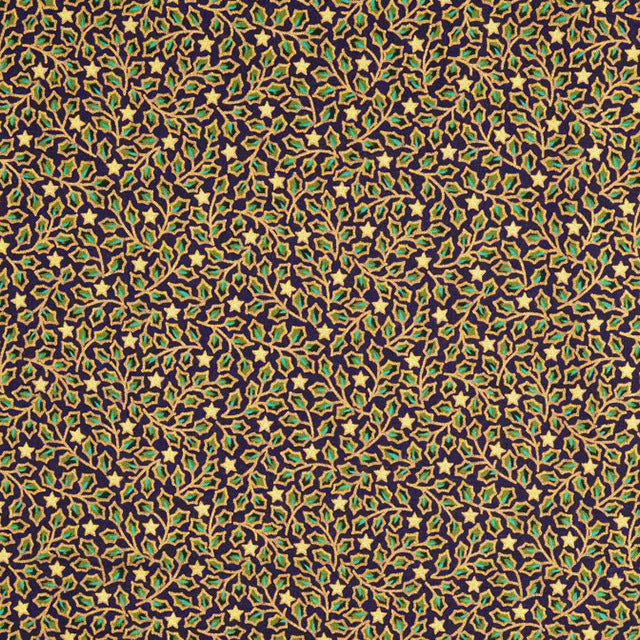 Metallic Stars Holly 100% cotton fabric by half metre | 140cm wide