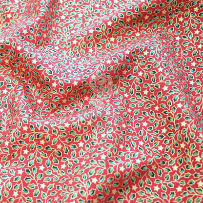 Metallic Stars Holly 100% cotton fabric by half metre | 140cm wide