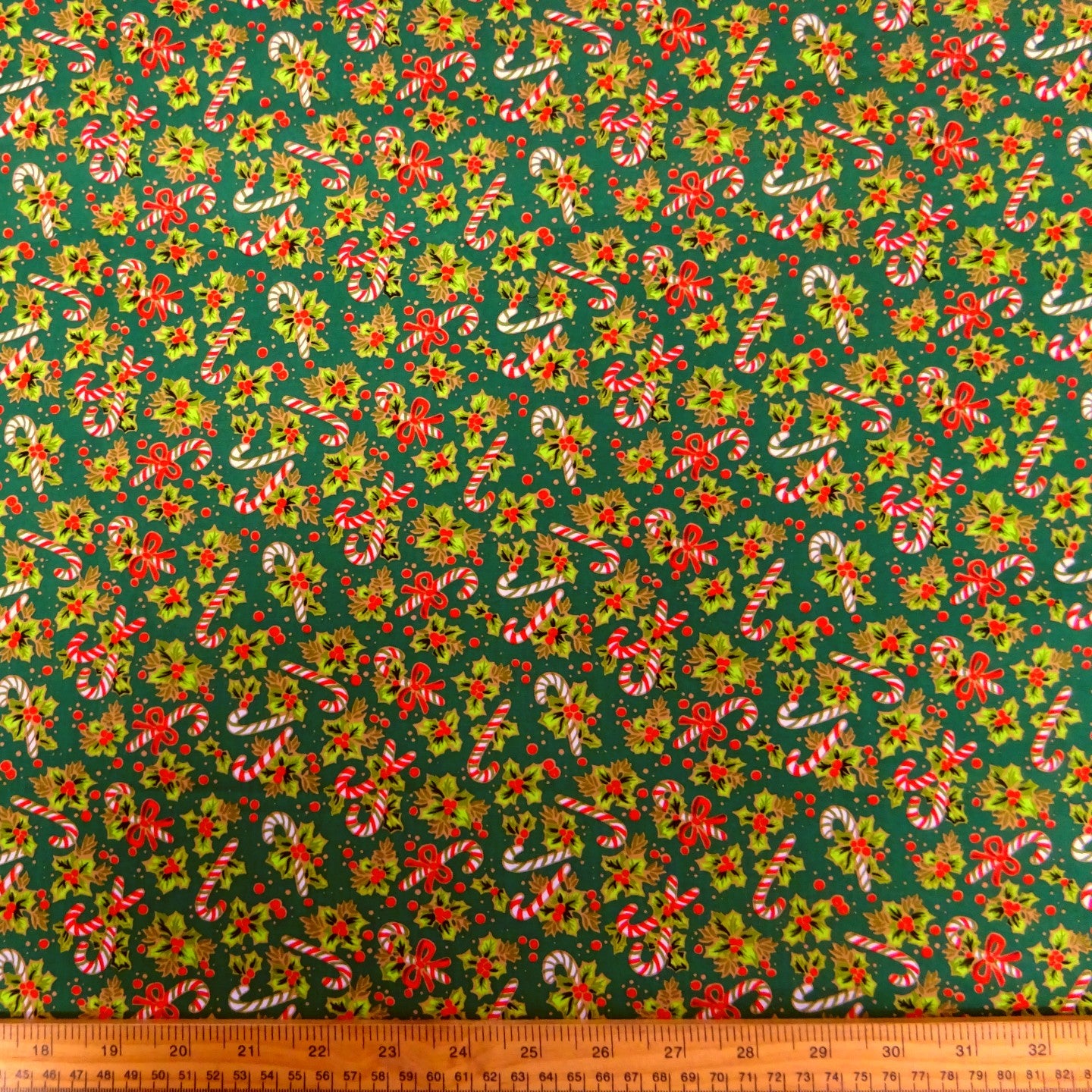 Candycane  100% cotton poplin fabric by half metre | 112cm wide