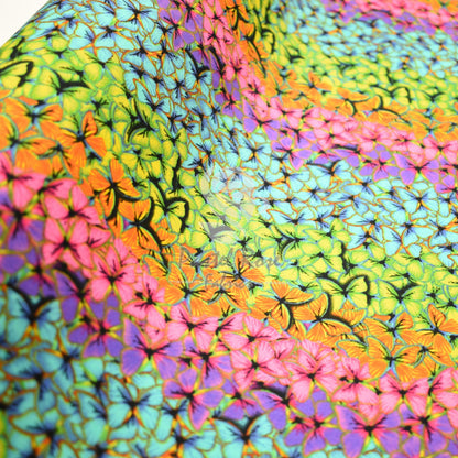 butterflies cotton fabric
