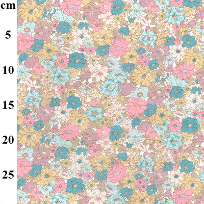 Floral cotton fabric