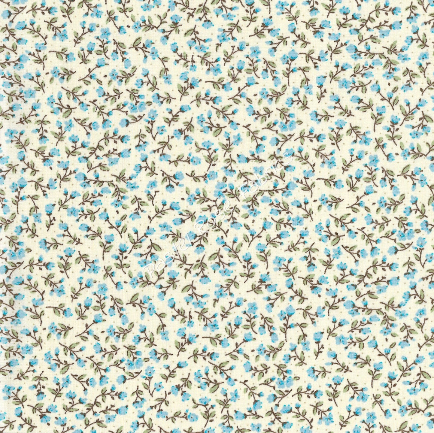 Floral cotton fabric