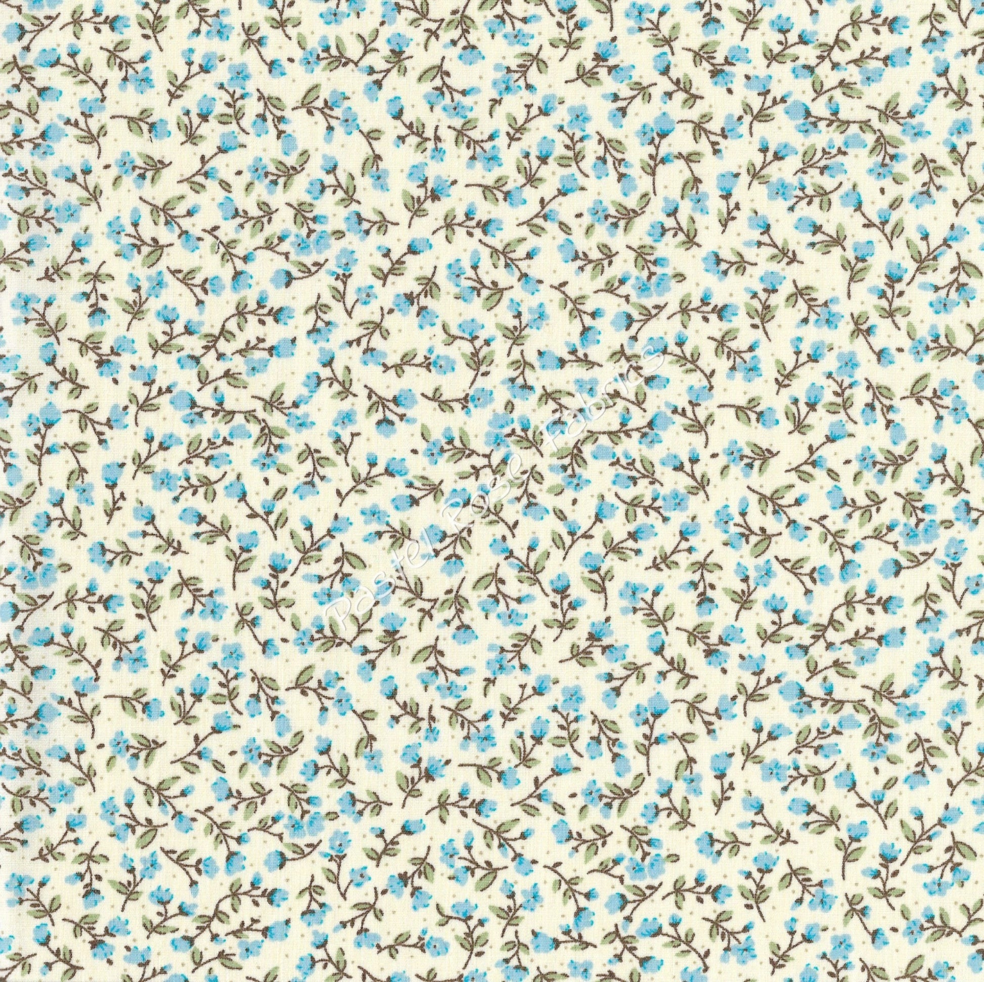 Floral cotton fabric
