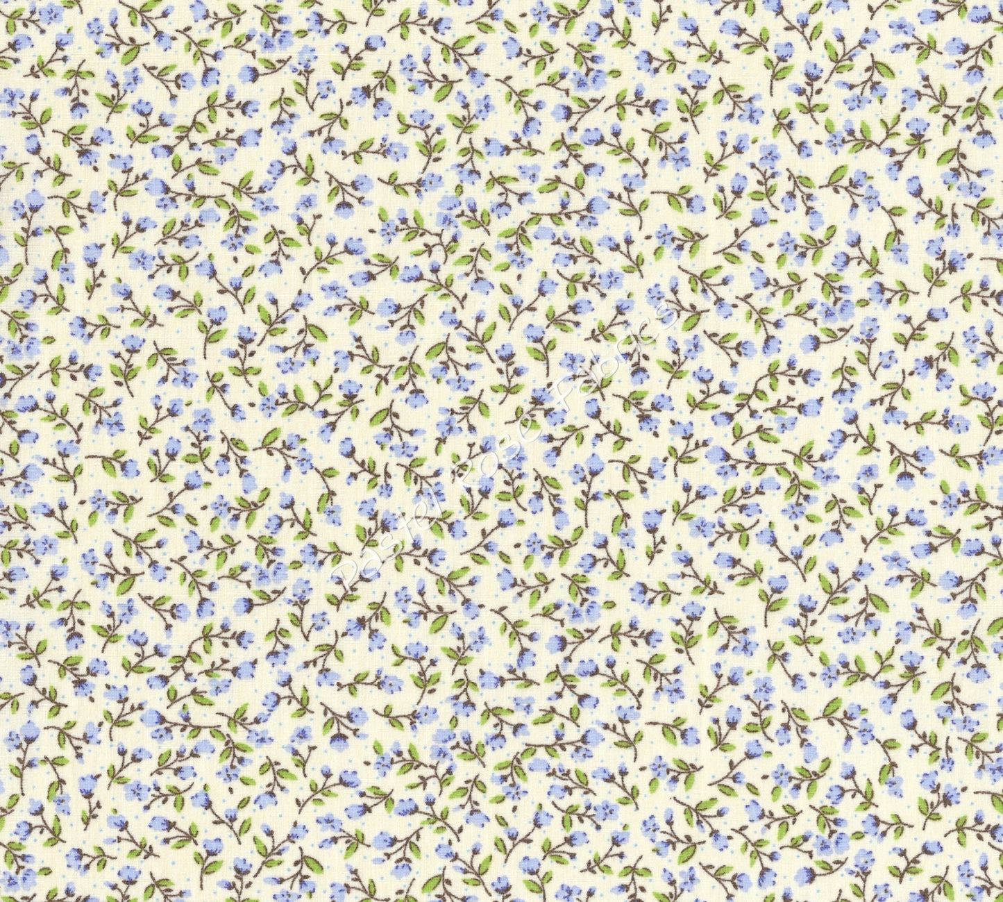 Floral cotton fabric