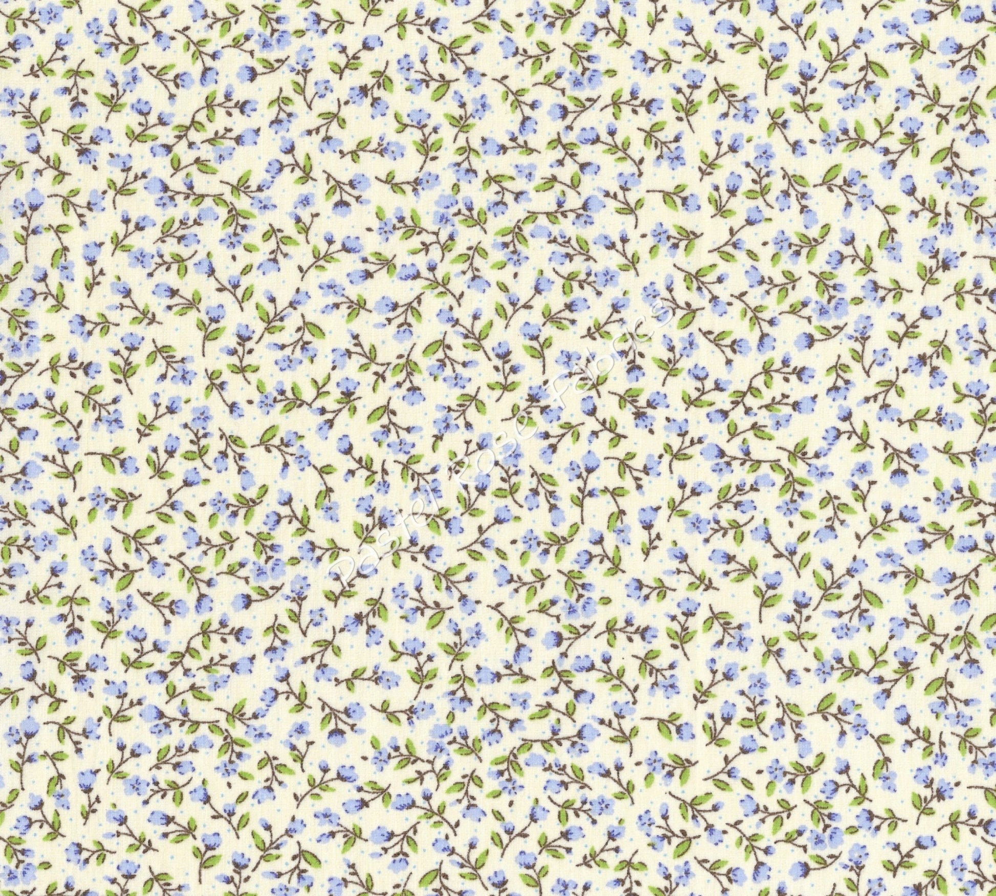 Floral cotton fabric