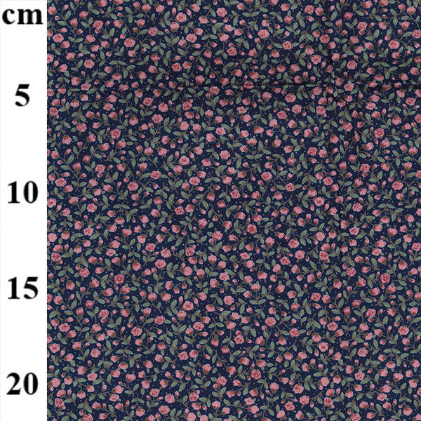 Floral cotton fabric