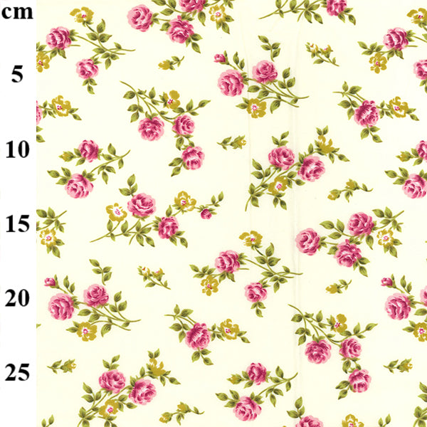 Floral cotton fabric