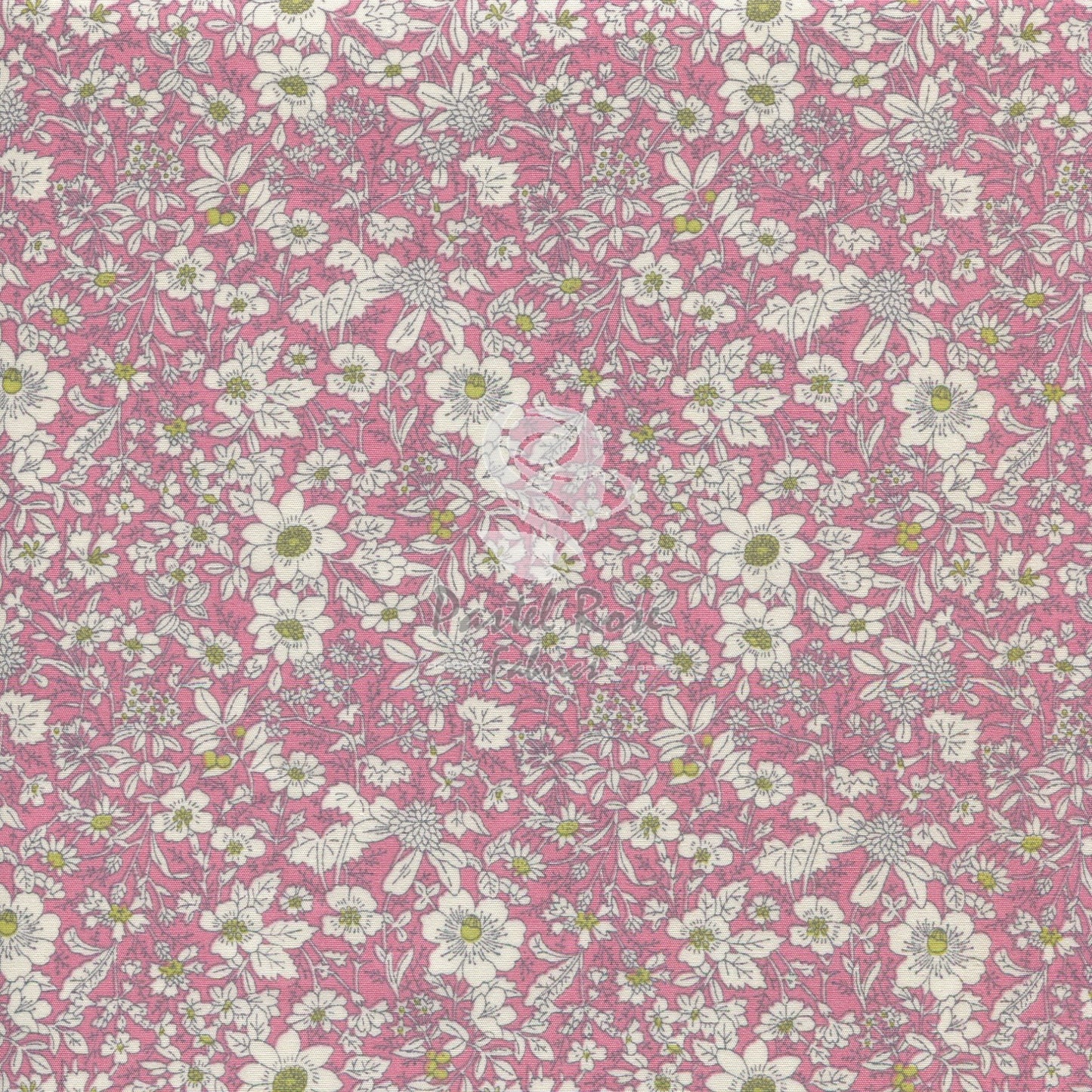 Floral cotton fabric