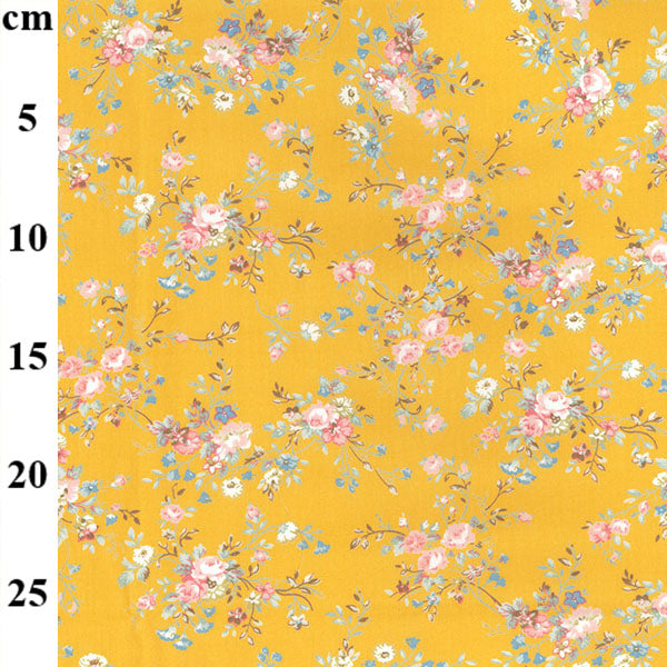 Floral cotton fabric