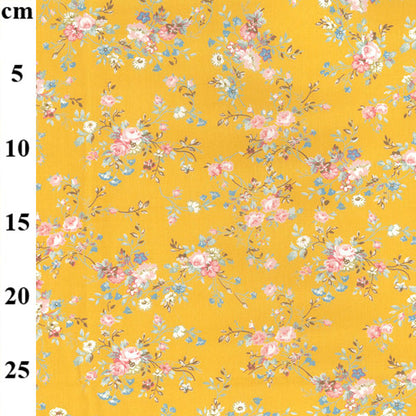 Floral cotton fabric