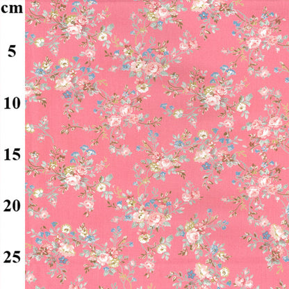 Floral cotton fabric