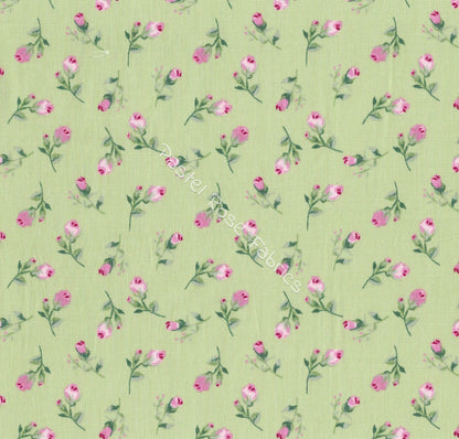 Floral cotton fabric