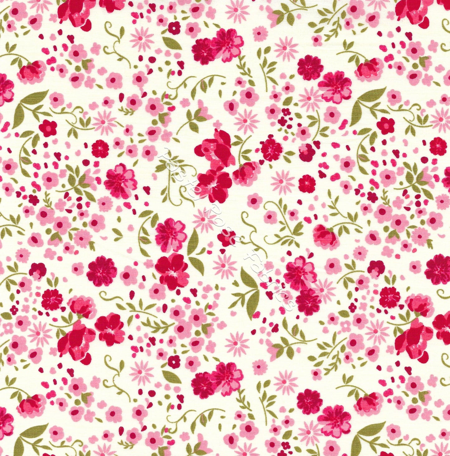 Floral cotton fabric