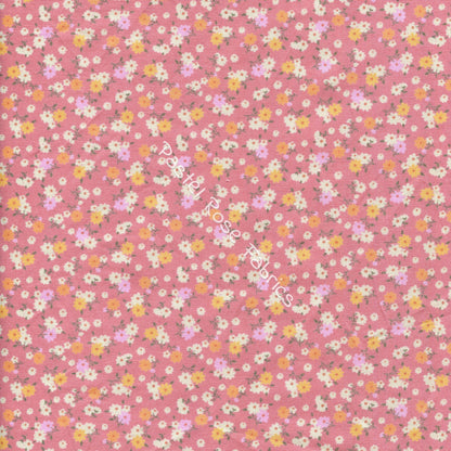 Floral cotton fabric