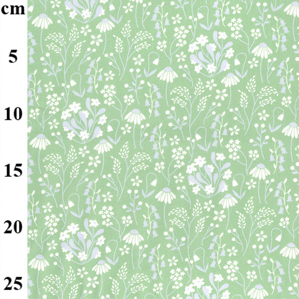 Floral cotton fabric