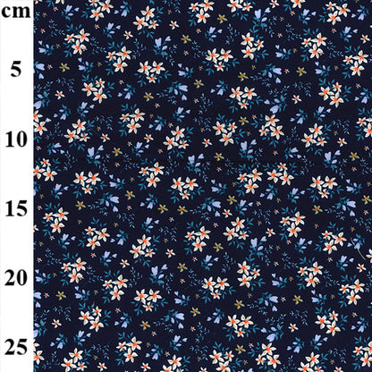 Floral cotton fabric