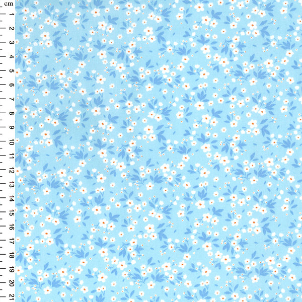 Floral cotton fabric