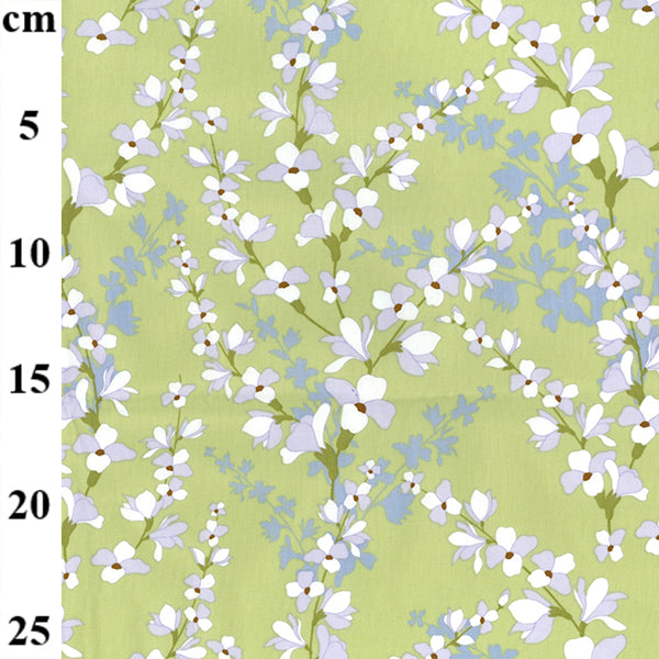 Floral cotton fabric