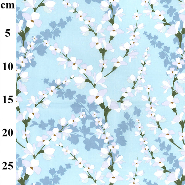 Floral cotton fabric