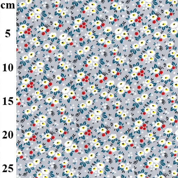Floral cotton fabric