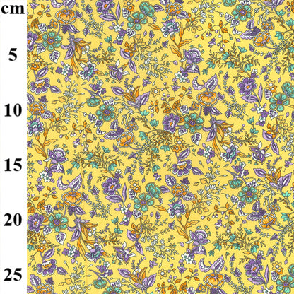 Floral cotton fabric
