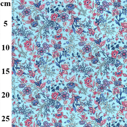 Floral cotton fabric