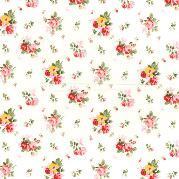 Floral cotton fabric