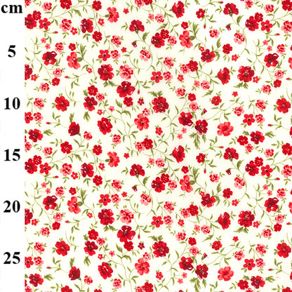 Floral cotton fabric