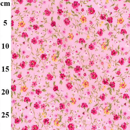 Floral cotton fabric