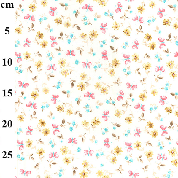 Floral cotton fabric