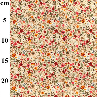 Floral cotton fabric