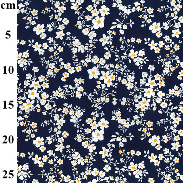 Floral cotton fabric
