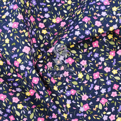 Floral cotton fabric
