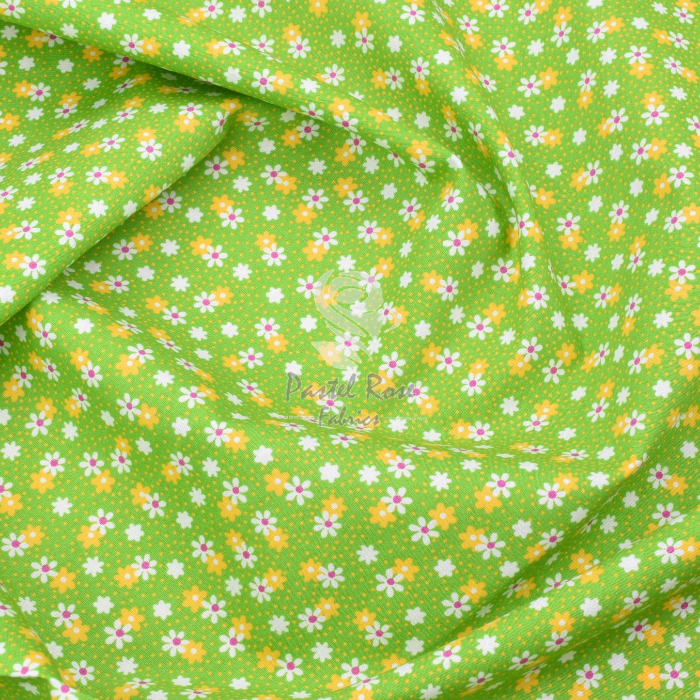 Floral cotton fabric