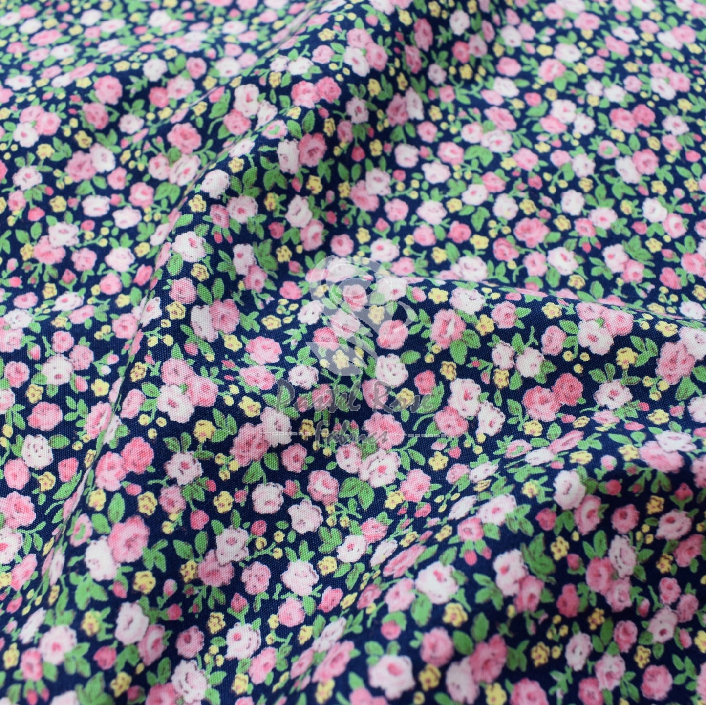 Floral cotton fabric
