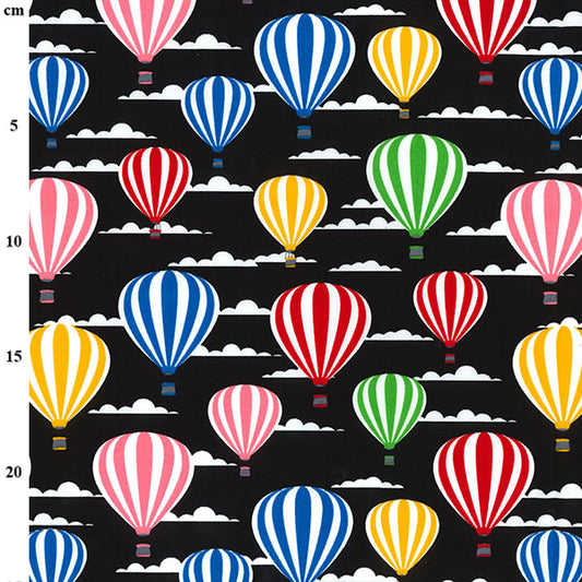 Heißluftballon 100 % Baumwollstoff pro halben Meter | 112 cm breit
